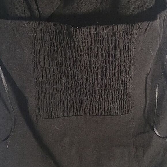 Astr The‎ Label Black Tie Back Bodysuit Size S Womens Stretchy & Fitted Design - Picture 7 of 8